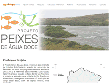 Tablet Screenshot of peixesdeaguadoce.com.br
